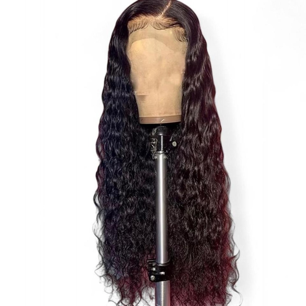 Ombre curly lace‎ front wig